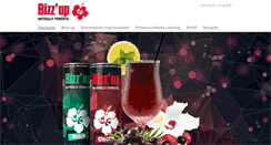 Desktop Screenshot of bizzup-drink.com